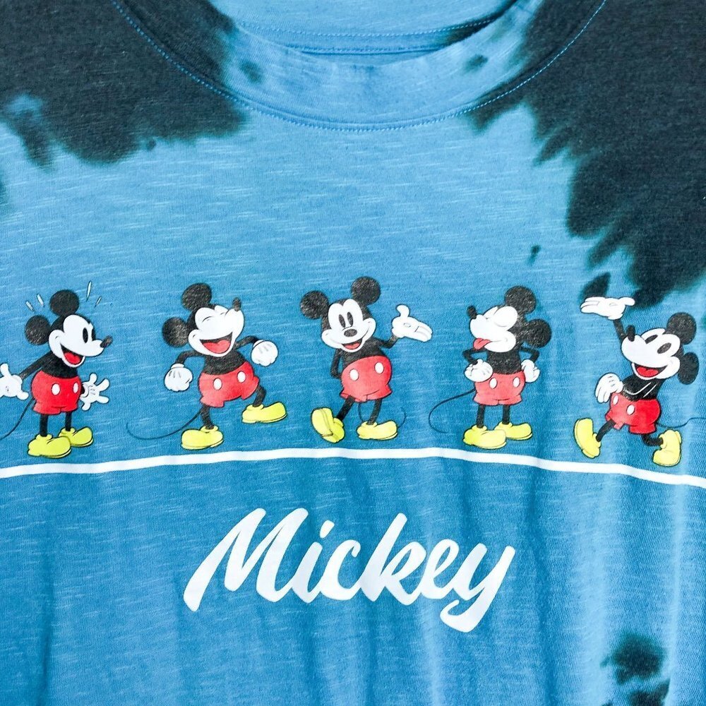 Disney Mickey Tie Dye Long Sleeve T Shirt Small - Picture 3 of 5